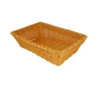 Metaltex Corbeille à pain rectangulaire en plastique tressé, passe au lave-vaisselle