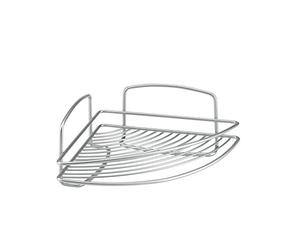 Metaltex Corner Shelf Onda, Silver, Multicolor