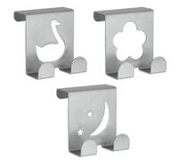 METALTEX Crochet de porte double Décor Inox