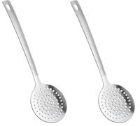 Metaltex Dana Serie Écumoire 32 cm en acier inoxydable solide, louche à mousse robuste (Lot de 2)