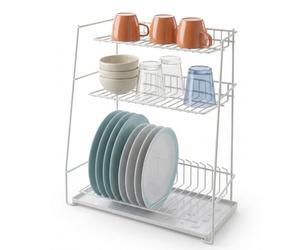 METALTEX - Égouttoir 3 niveaux - 44 x 22 x 50 cm - Made in Italy - ATOLL