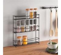 Metaltex Étagère à épices à 3 niveaux Kumino Noir Noir G