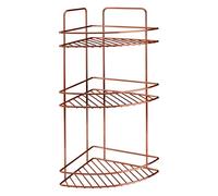 Metaltex Étagère de douche d'angle à 3 niveaux Cuivre