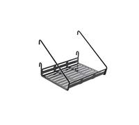 Metaltex Étagère pour Grille Murale, Noir, 18 x 15 x 12 cm