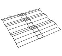 Metaltex Étagères à épices avec 4 étagères X-Pand 2 pcs. noir
