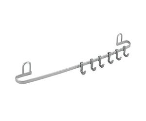 Metaltex Eureka / 350404039 Barre pour 6 crochet Revtement Polytherm 49 cm