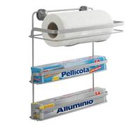 Metaltex Eureka / 350424039 tagre 3 niveaux rouleau et boites Revtement Polytherm 33 x 15 x 34 cm