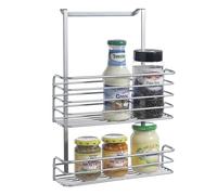 Metaltex Galileo 350612 Corbeille 2 niveaux 26 x 12 x36cm Revtement Polytherm, Gris