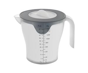 Metaltex Gobelet mélangeur avec couvercle et bec verseur, passoire intégrée et fond antidérapant