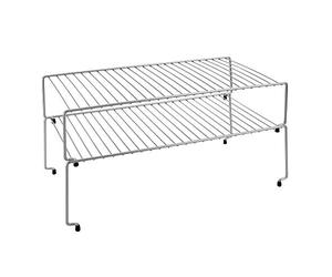 METALTEX Grate Stand, Stackable, Silver, Pack of 2