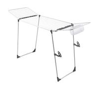 Metaltex Hurricane Étagère de séchage 197X65X115 cm 24 M Longueur de séchage Argent/Noir