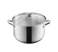 Metaltex ICONA - Casserole haute en acier inoxydable 30 cm 10,6 l