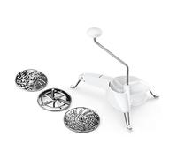 Metaltex Italia 165175 Râpe Julienne, Aluminium, Gris