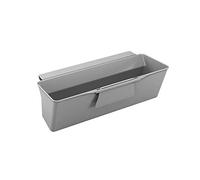 Metaltex – Plateau de collecte des déchets de cuisine – Gris – 35 x 16 x 13 cm