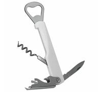 Tire-bouchon limonadier - METALTEX - 5 usages - chrome - plastique - gris