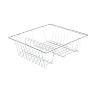 Metaltex Lipsia Luxy Panier à Vaisselle Compact Effet chromé Argenté