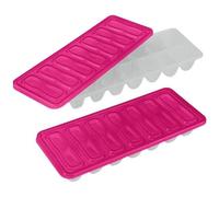Metaltex Lot de 2 bacs CUBE à 14 glaçons avec couvercle couleur aléatoire