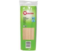 METALTEX Lot de 100 brochettes en bois 25 cm