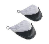 Metaltex - Lot de 2 gants/manique - Antidérapants, protection thermique, résistant 250° - Gris 14 cm