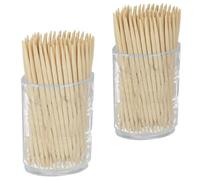 METALTEX Lot de 2 tonnelets avec 100 cure dents