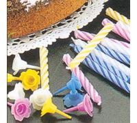 METALTEX Lot de 24 bougies Anniversaire +12 avec bobèches