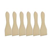 metaltex lot de 6 spatules à raclette en bois 589703