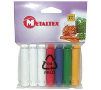 METALTEX Lot de 7 pinces sachet - Petit modèle