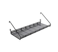 Metaltex Mural Line Grande Grille Murale, Noire, 45 x 15 x 12 cm