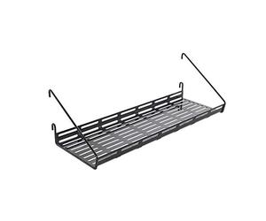 Metaltex Mural Line Grande Grille Murale, Noire, 45 x 15 x 12 cm