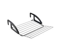 Metaltex support de séchage Bries 62 x 61 x 17 cm 6 mètres acier noir