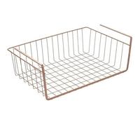 Metaltex panier de rangement Kanguro suspendu 40 x 26 cm cuivre métal