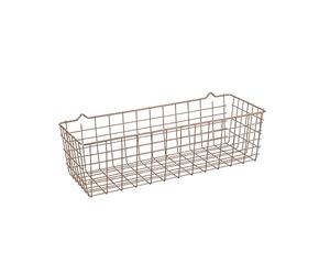METALTEX - Panier de Rangement Mural - Multi-Usages - Metal - Cuivré - KOALA