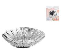 Metaltex Panier Pliable Pour La Cuisson À La Vapeur En Acier