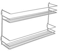 Metaltex Pepito / 364632039 Étagère à épices 2 étages 36 x 8 x 19 cm Revêtement Polytherm