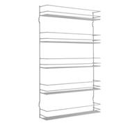 Metaltex Pepito Étagère à épices, argenté, 5 Etagen