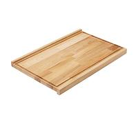 Metaltex - Planche de cuisine en bois coupe réversible 55 x 35 x 2 cm