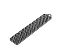 Metaltex Tapis égouttoir Gravity Slim recto‑verso 40 x 8 cm Gris