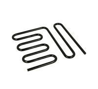 Metaltex Radiator Dessous de Plat métallique Noir 16 x 16 x 1 cm