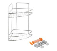 Metaltex Reflex Luxy 403333000 Étagère d'angle à 2 compartiments