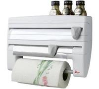 Ustensile de cuisine GENERIQUE Metaltex roll'n'roll 254410 support dvidoir rouleaux 3-en-1