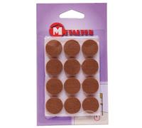 Metaltex – Rondelles en feutre adhésives Ø 2,2 cm – 12 pièces – 297202