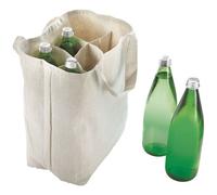 METALTEX Sac bouteilles 6 compartiments coton OLIVIER *