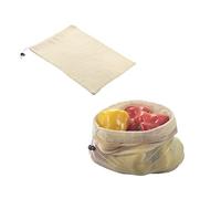 Metaltex Sac en Coton réutilisable 43 x 30 cm, Noir, Standard