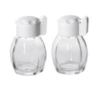 Metaltex Salière & Poivrière avec fermeture à déclic verre 7cm 2 pièces (1 set)