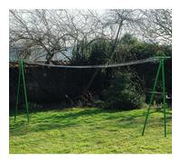 METALTEX - Séchoir de Jardin en T + Corde à Linge - Garden