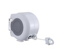 Metaltex Séchoir Mural Rétractable, Blanc, 30M d'étendage (15m x 2)