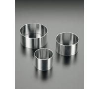 Metaltex Set De 3 Emporte-Pièces Ronds - 6+8+10 Cm - Inox, Four, Rond, Acier Inoxydable, Acier Inoxydable, 10 Cm, 45 Mm