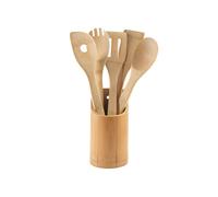 Metaltex Set d'ustensiles de cuisine en bambou, naturel, 5 pièces (1 set)