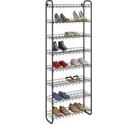 Metaltex Shoe Rack 8 Etagères 64X23X165 Cm Noir