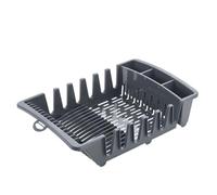 Metaltex Smartex Égouttoir à Vaisselle Compact avec Beaucoup d'espace Gris